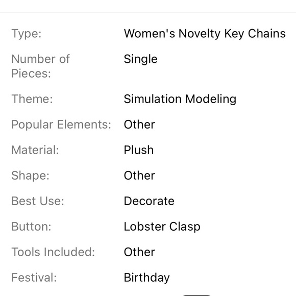 🆕 Mink Small Fragrance Holder - Women's Bag Pendant Key Chain Ring - Lux Red - Picture 6 of 8